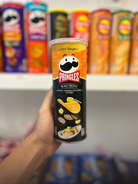 (CHINA) PRINGLES BLACK TRUFFLE VELVET MASHED POTATOES🍟🍄 - 80G