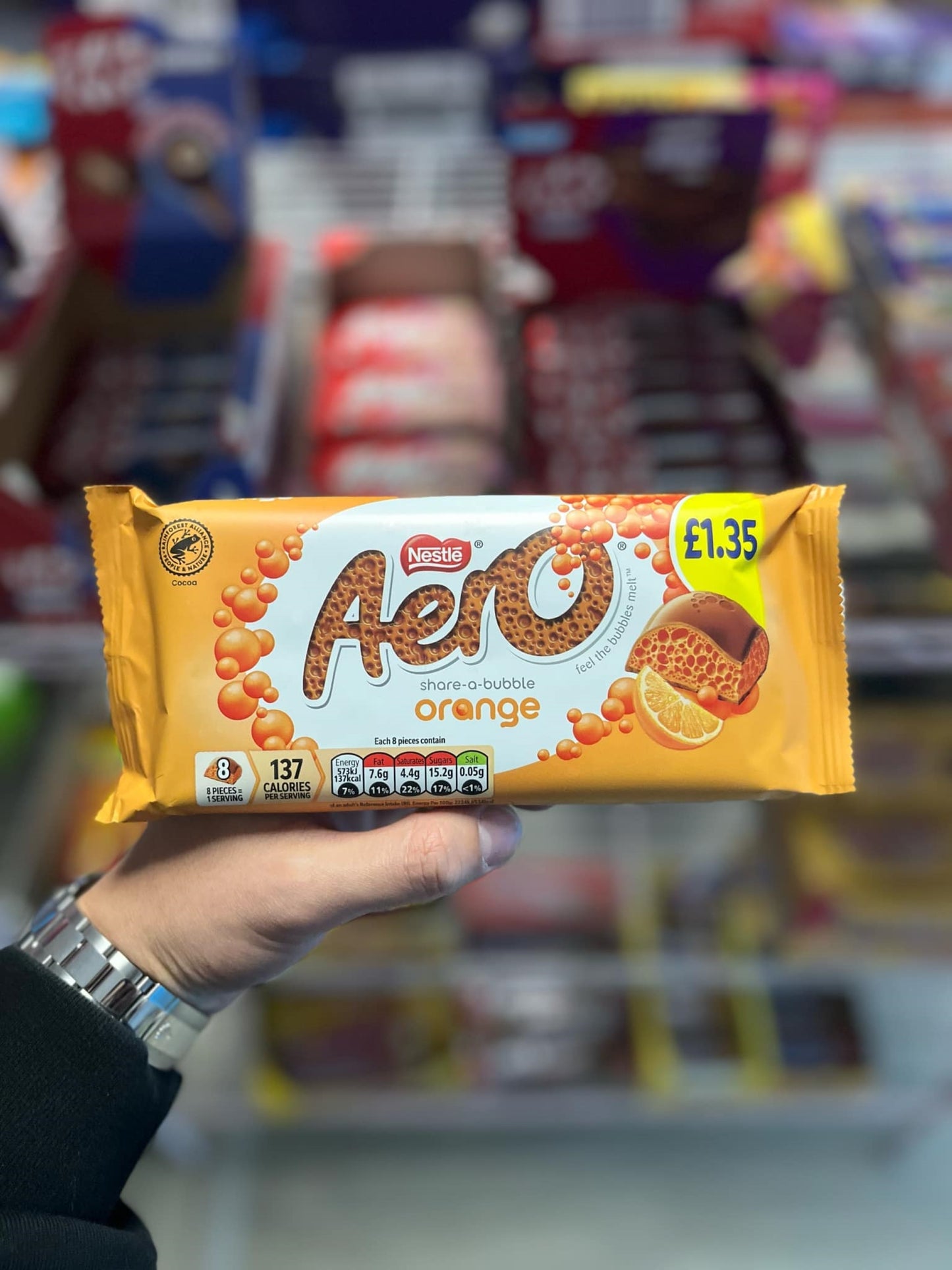 (UK) NESTLE AERO ORANGE🍊✨ - 90G