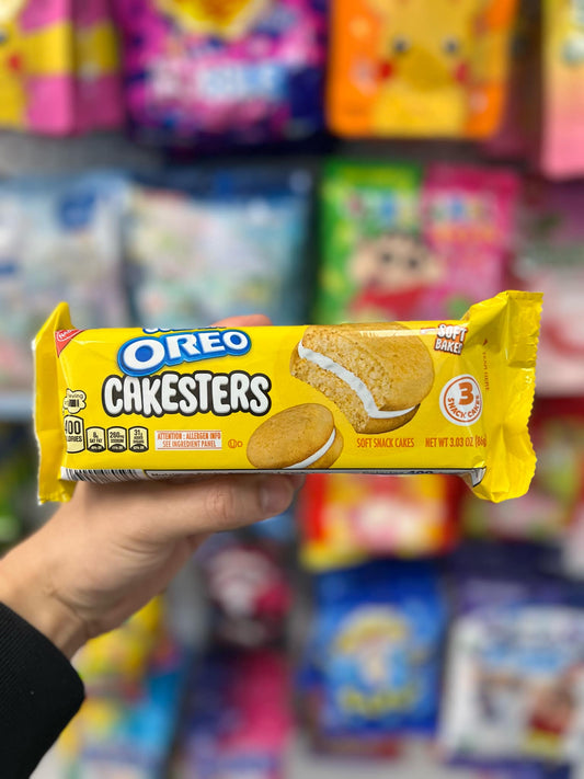 Oreo Cakesters Golden – Soft Snack Cakes with Creamy Filling | Classic Golden Oreo Flavor