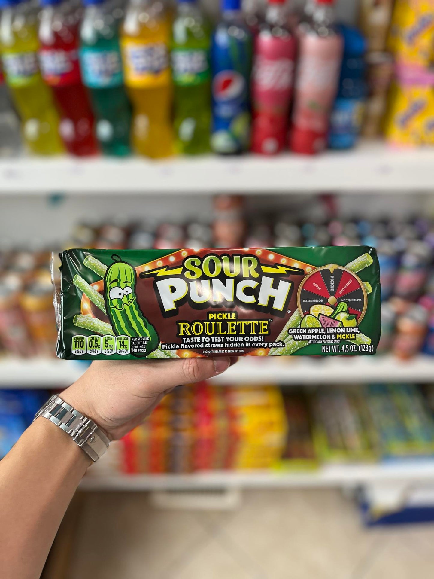 SOUR PUNCH - PICKLE ROULETTE (4.5OZ)
