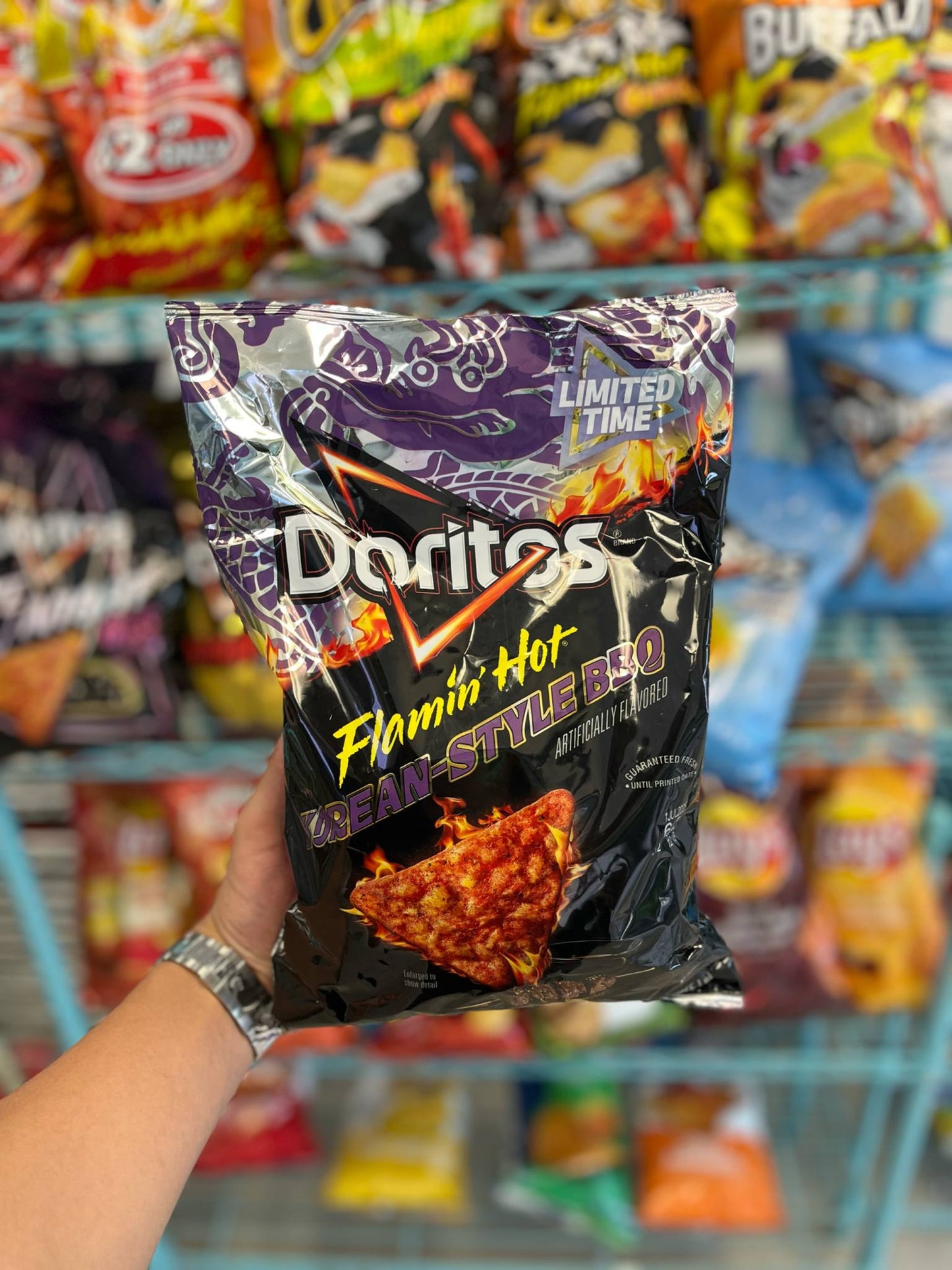 (USA) Doritos Flamin' Hot Korean Style BBQ - 255.1g