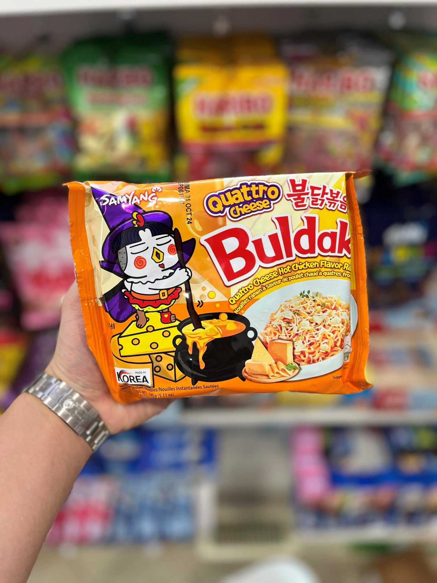 BULDAK QUATTRO CHEESE HOT CHICKEN RAMEN - 145G (Korea)