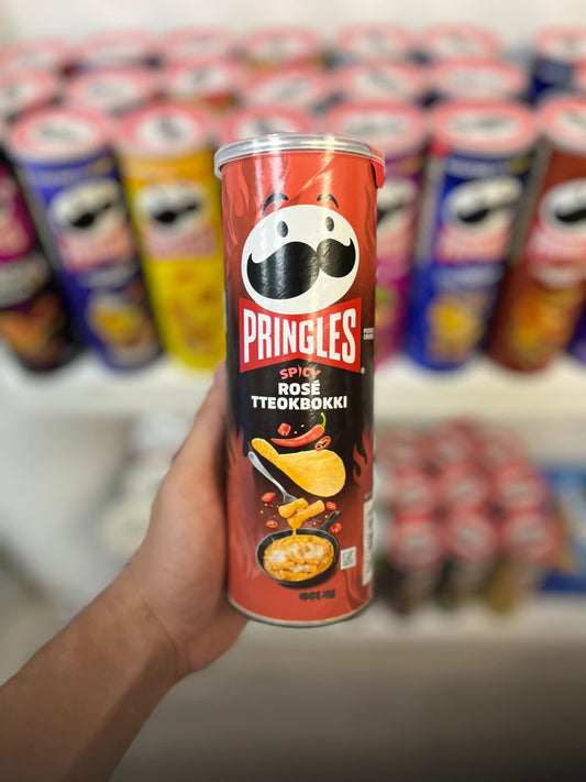 (KOREA) PRINGLES SPICY ROSE TTEOKBOKKI🌶🍽️ - 100G