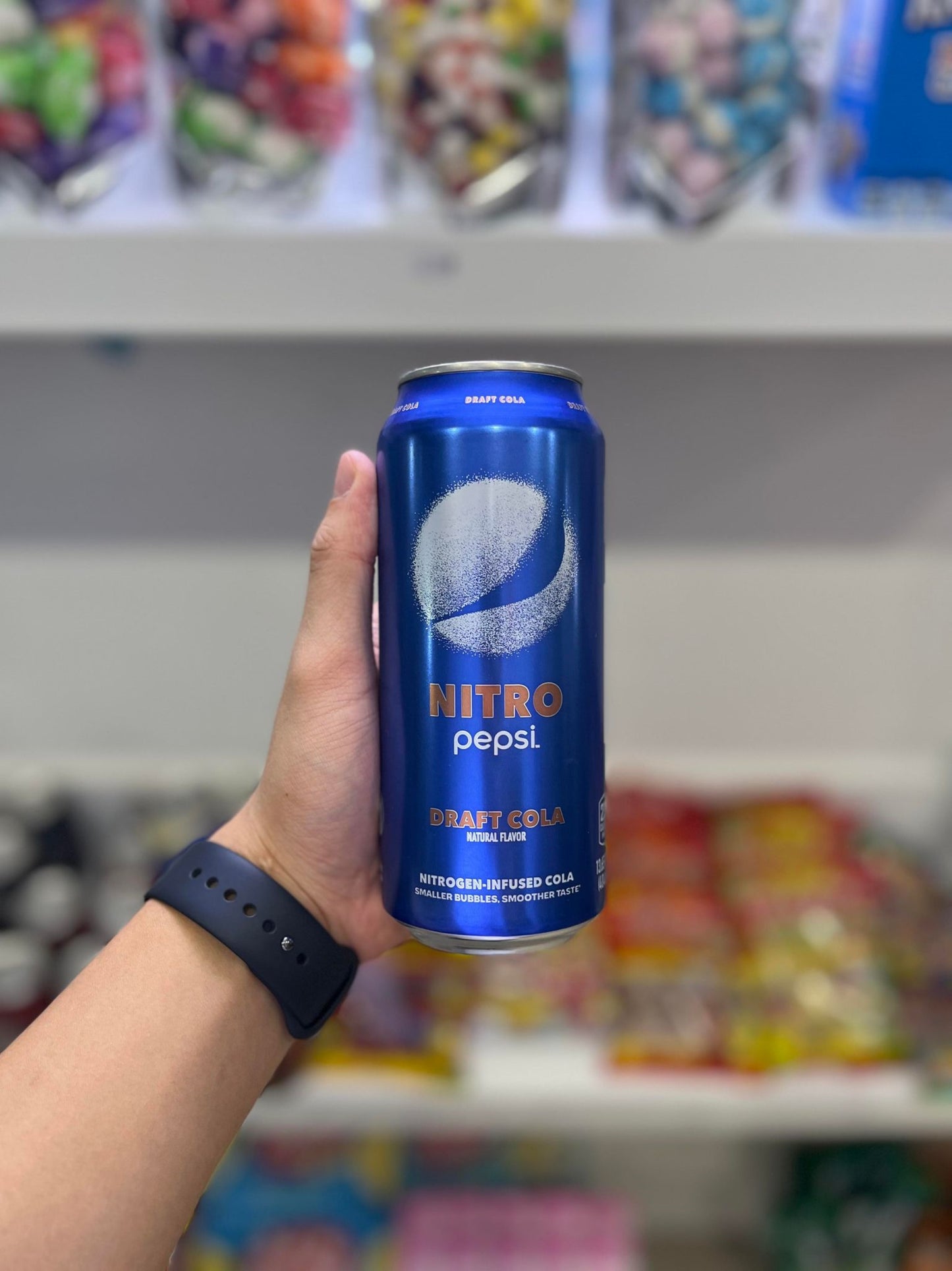 (USA) PEPSI NITROGEN-INFUSED DRAFT COLA - 404ML
