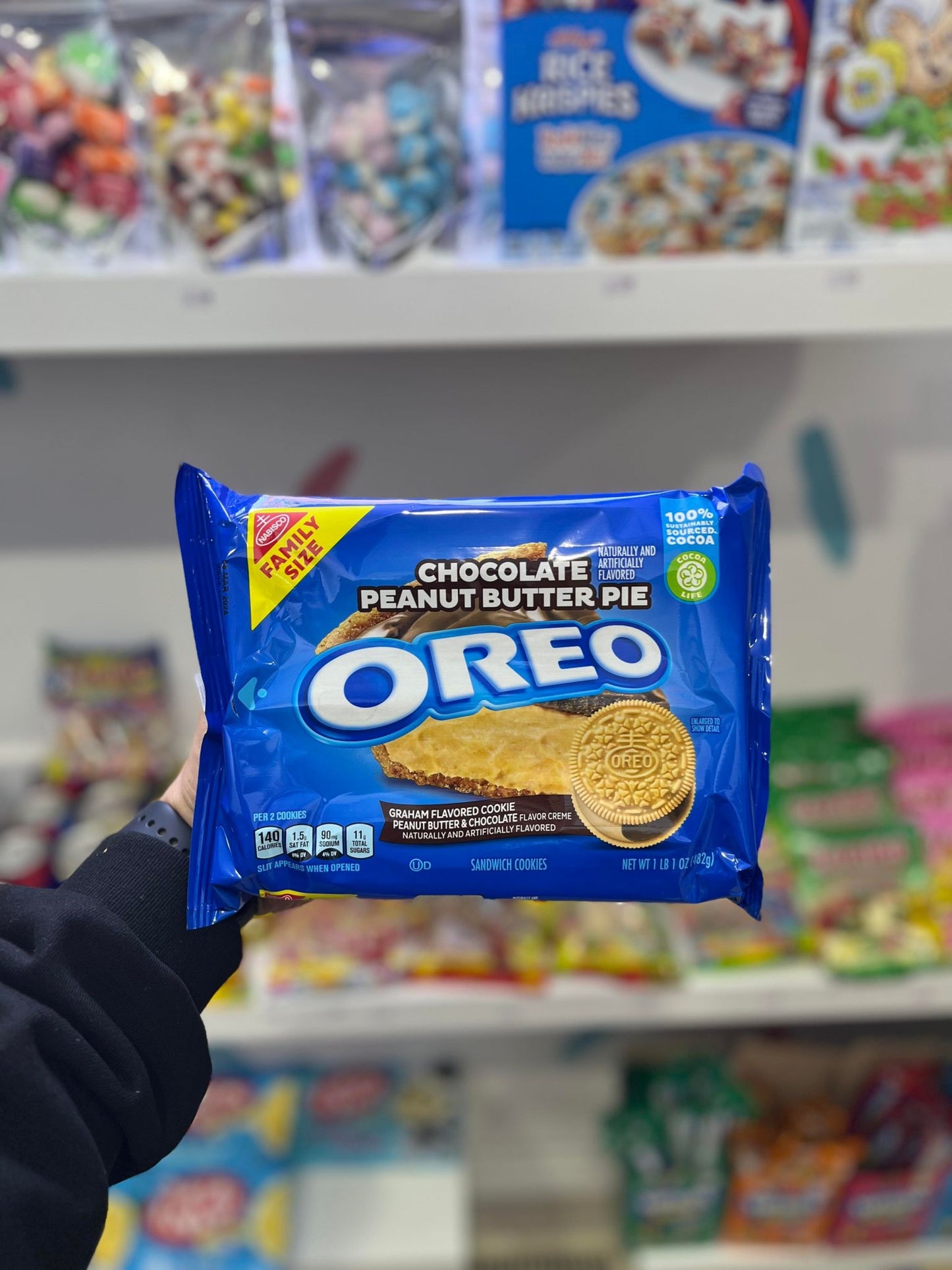 (USA) OREO - CHOCOLATE PEANUT BUTTER PIE - 482G