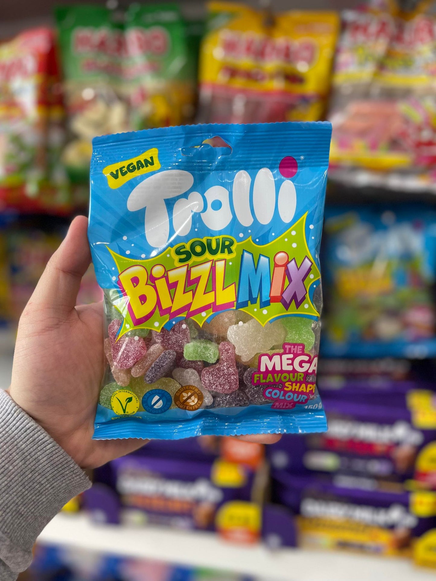 TROLLI - SOUR BIZZLMIX 150g (UK) VEGAN