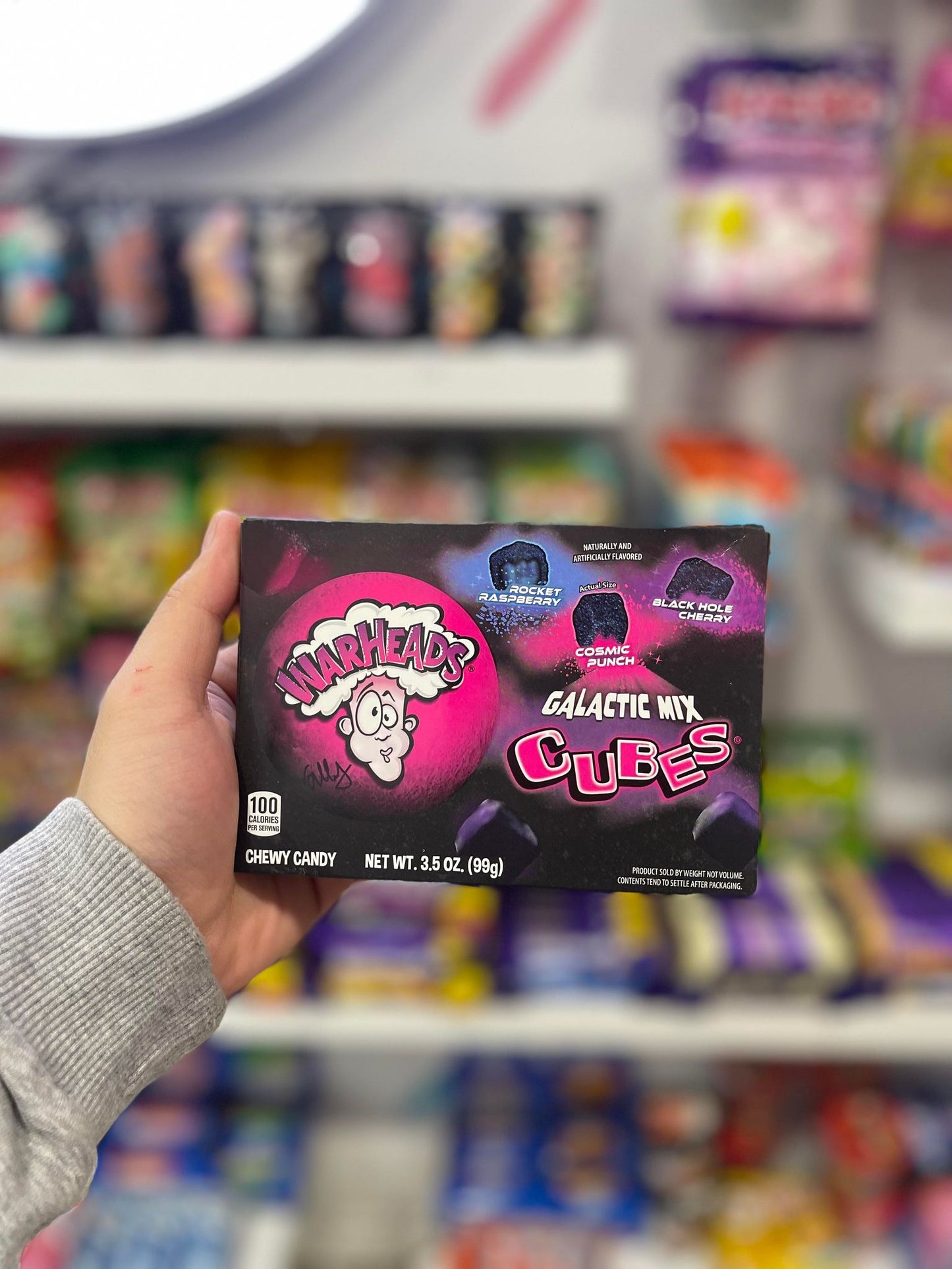 WARHEADS - GALACTIC MIX CUBES (3.5oz)