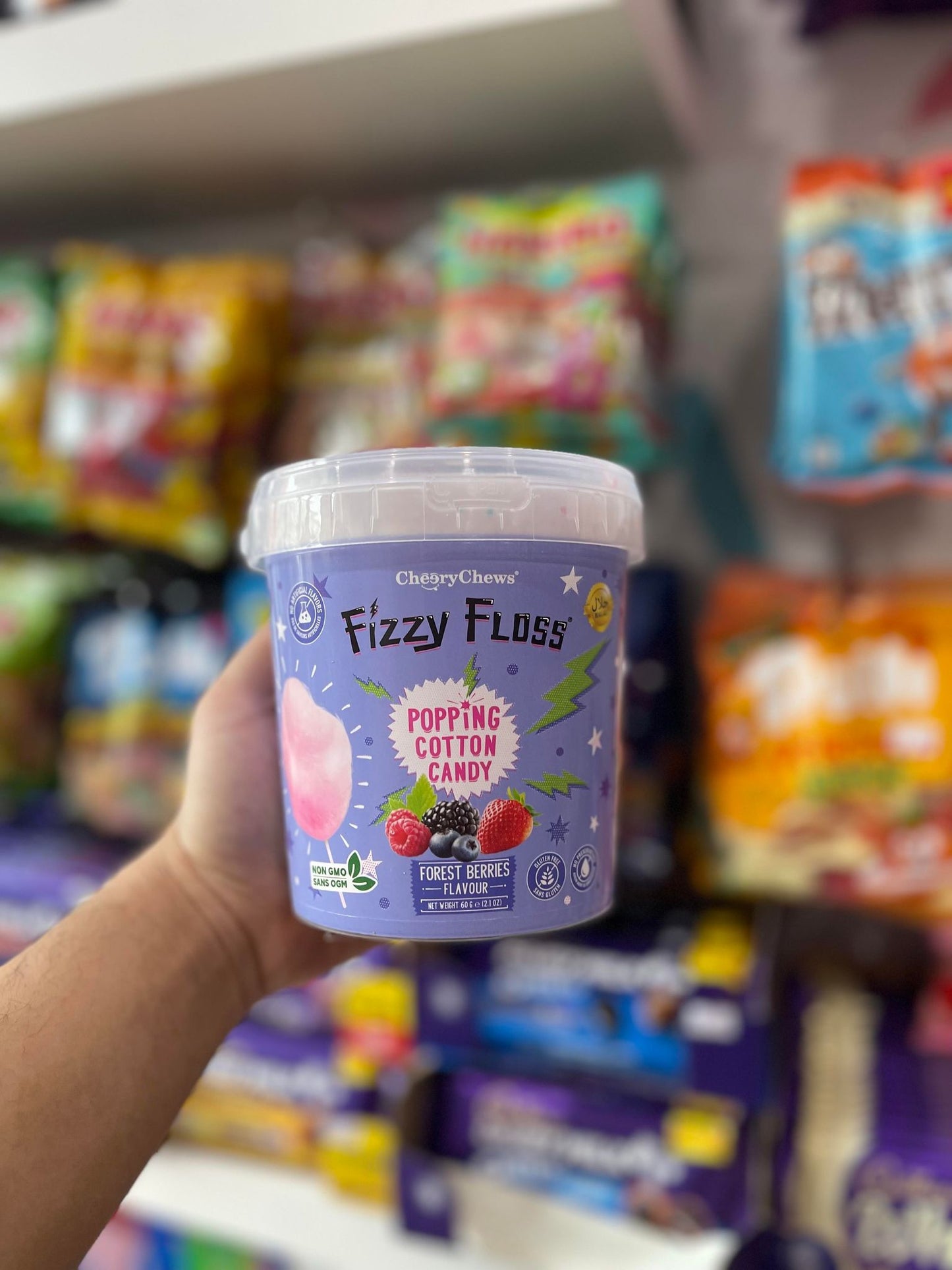 FIZZY FLOSS - POPPING CANDY FORST BERRIES