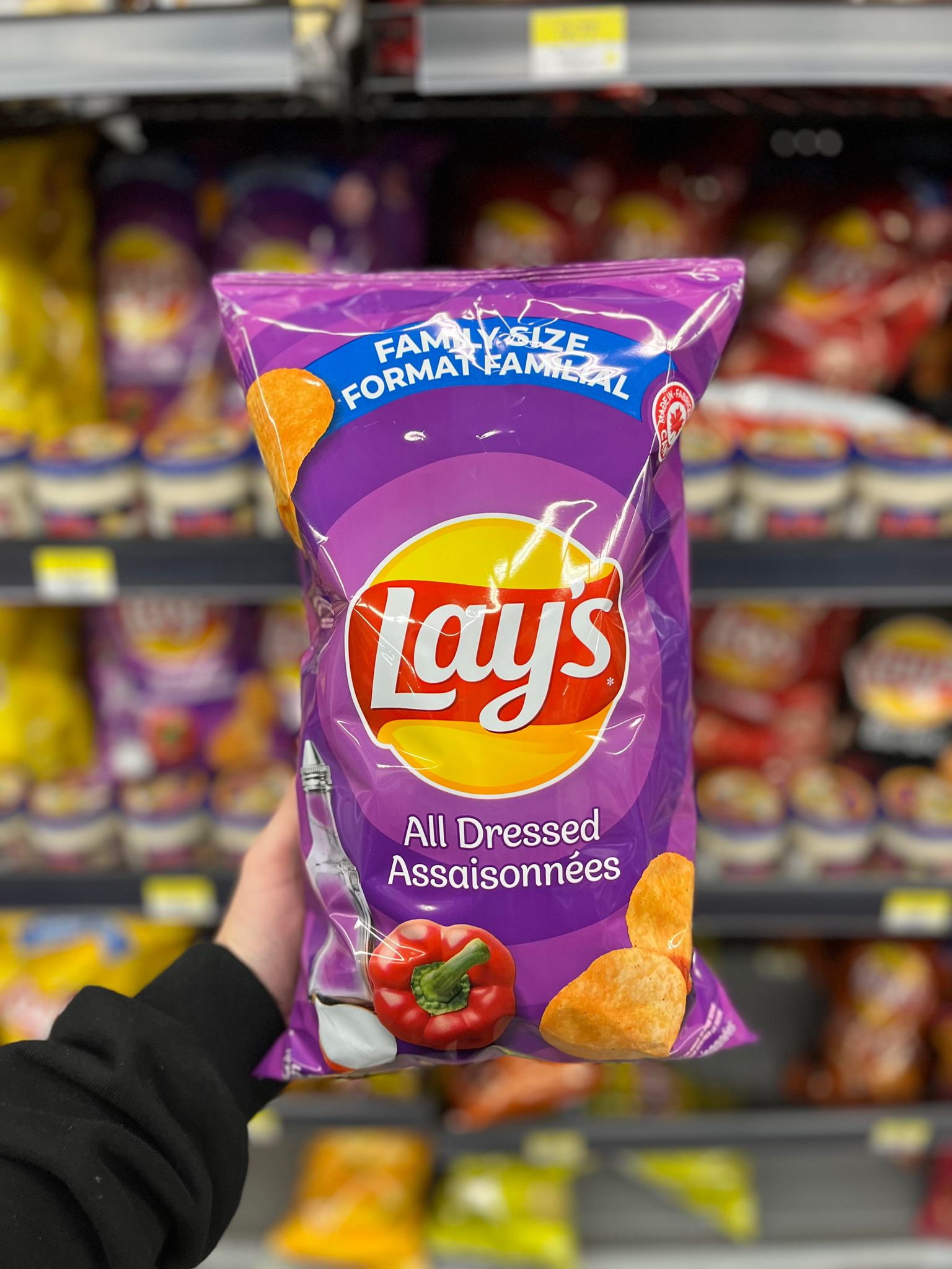 LAY'S - ALL DRESSED FAMILY SIZE (CANADA) - 235g Snack Bar Co LAY'S - ALL DRESSED FAMILY SIZE (CANADA) - 235g Snack Bar Co