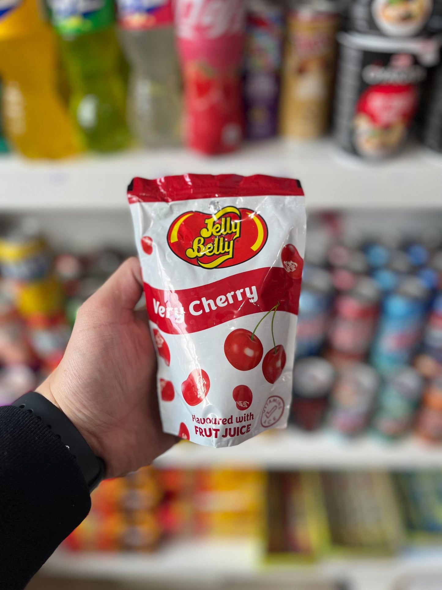 (EU) JELLY BELLY VERY CHERRY FRUIT JUICE - 200ML