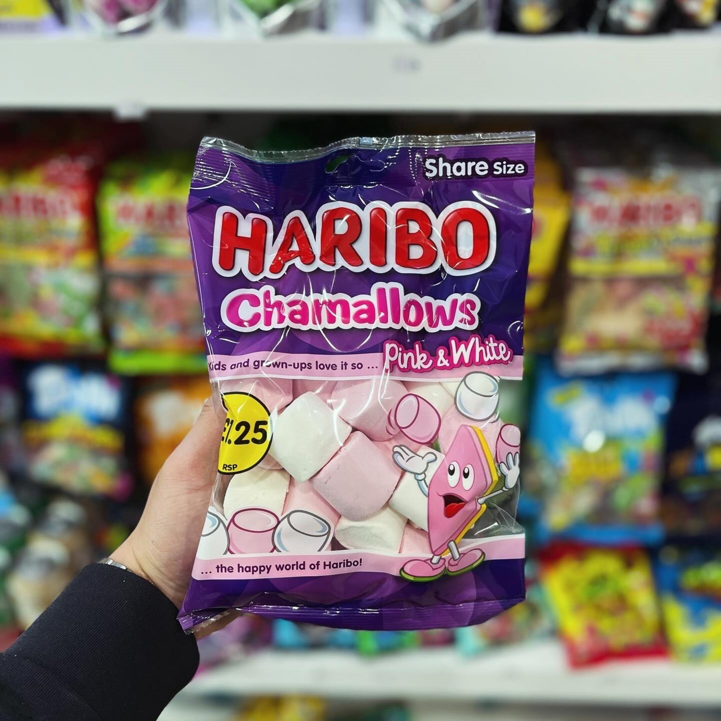 (UK) HARIBO CHAMALLOWS PINK & WHITE - 140G