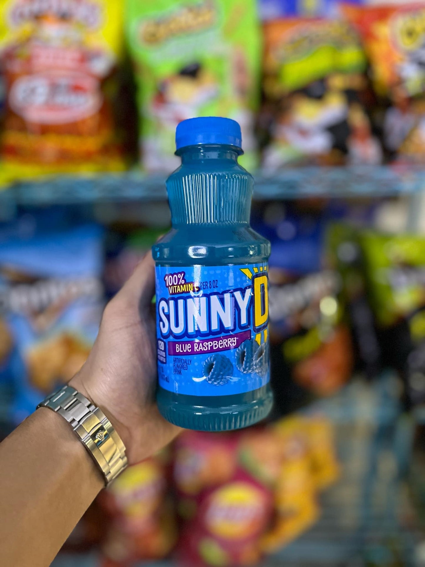 (UK) SUNNY D BLUE RASPBERRY🫐🍹 - 473ML
