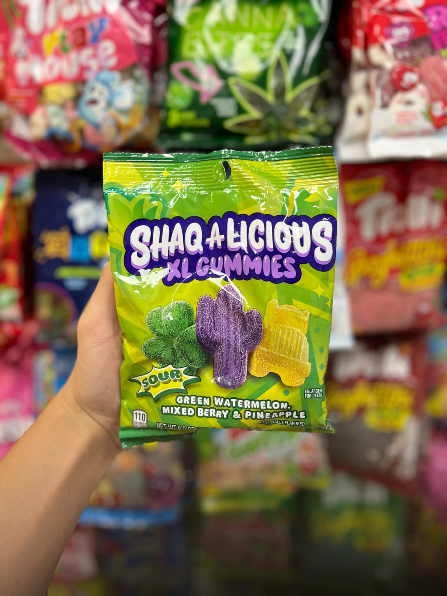 SHAQALICIOUS XL GUMMIES SOUR🍋🍓 - 175G