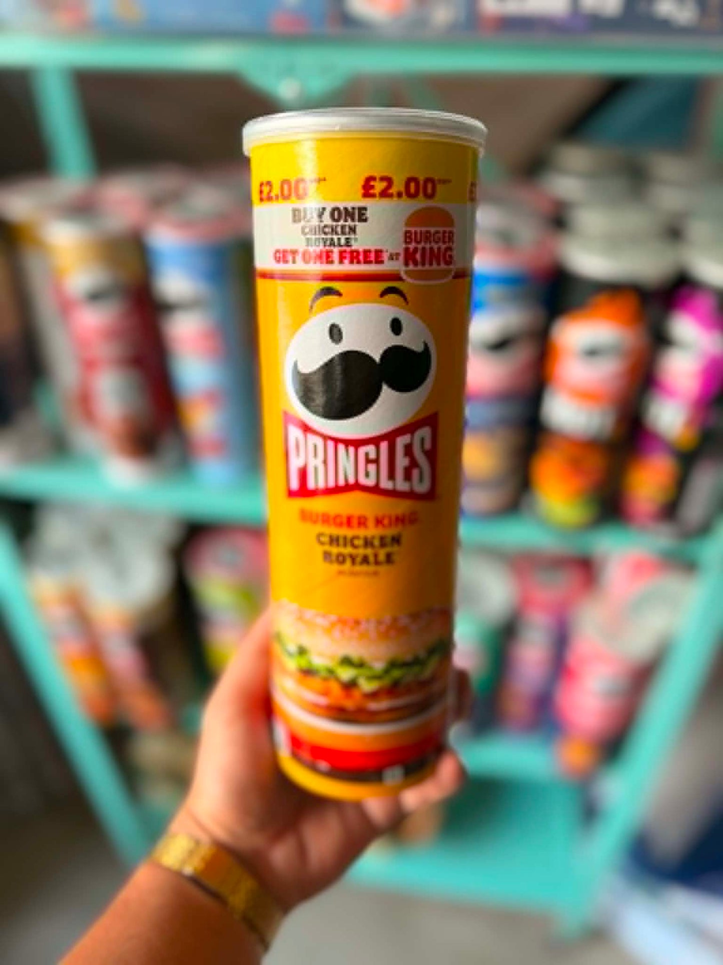 Pringles x Burger King Chicken Royale UK 165g – Imported British Chips