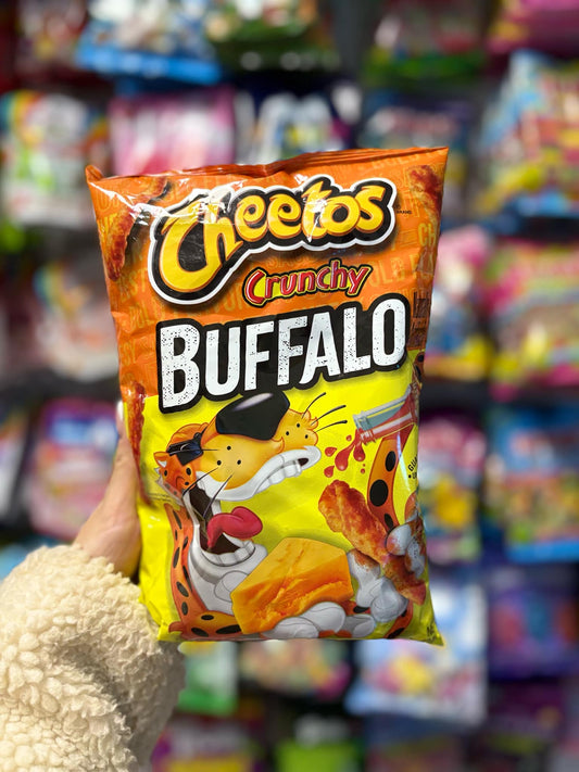 Cheetos Crunchy Buffalo 8.5oz – Bold & Spicy Snack from the USA
