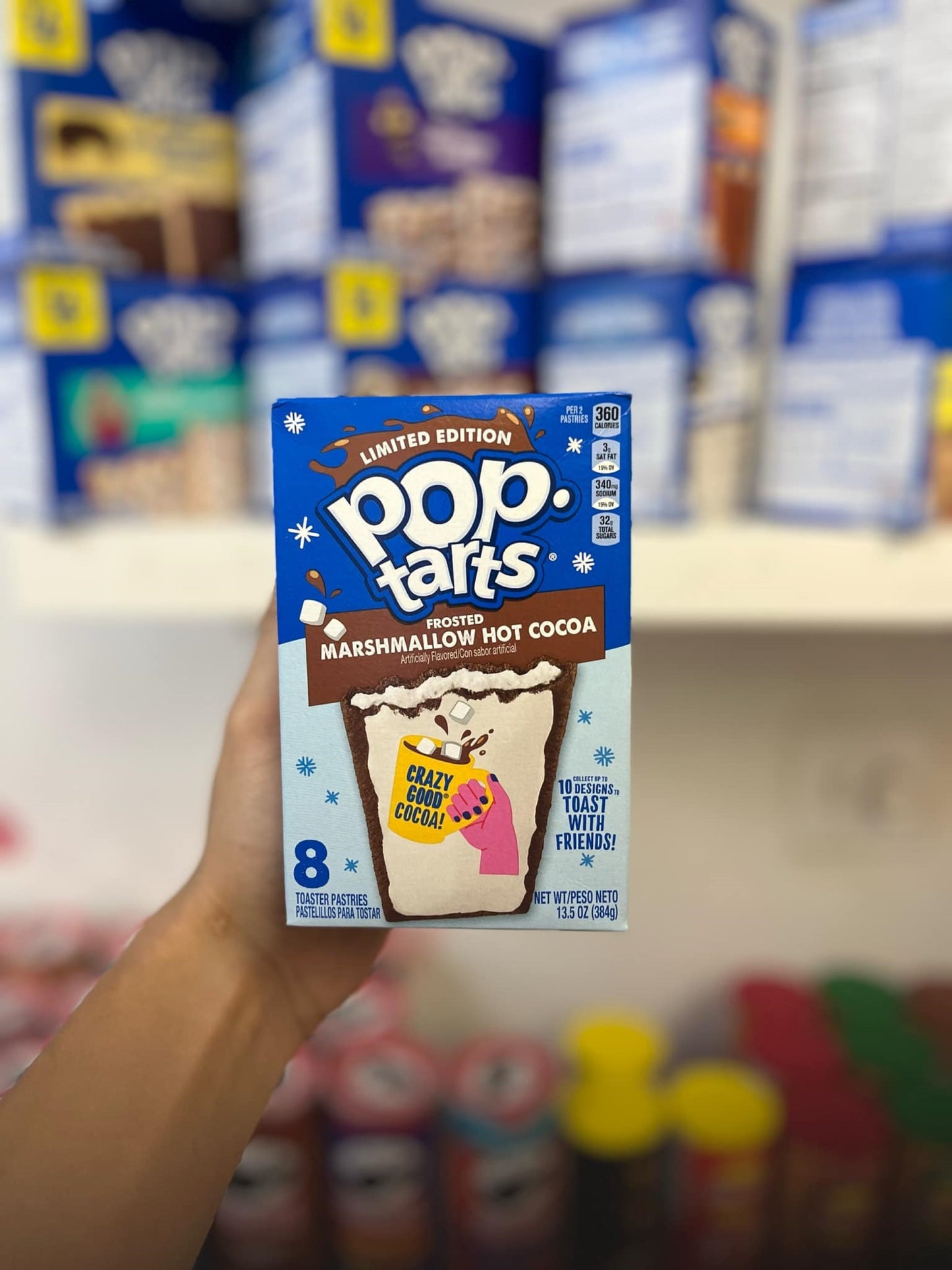 (USA) POP TARTS FROSTED MARSHMALLOW HOT COCOA☕🍫 (LIMITED EDITION) - 8PK
