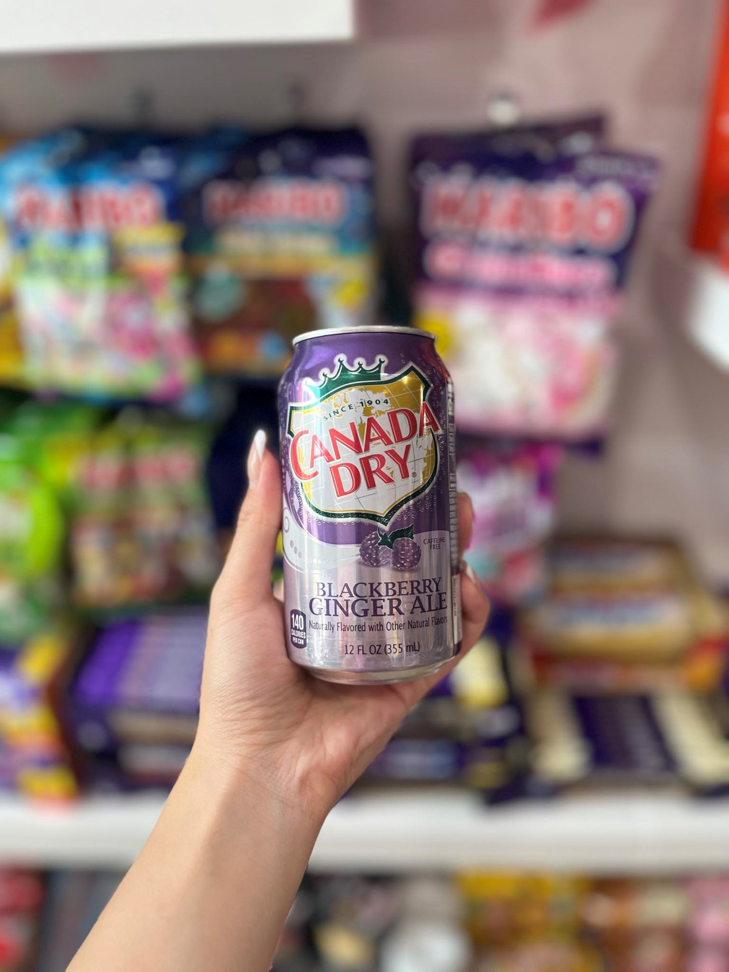 (USA) CANADA DRY BLACKBERRY GINGER ALE - 355ML