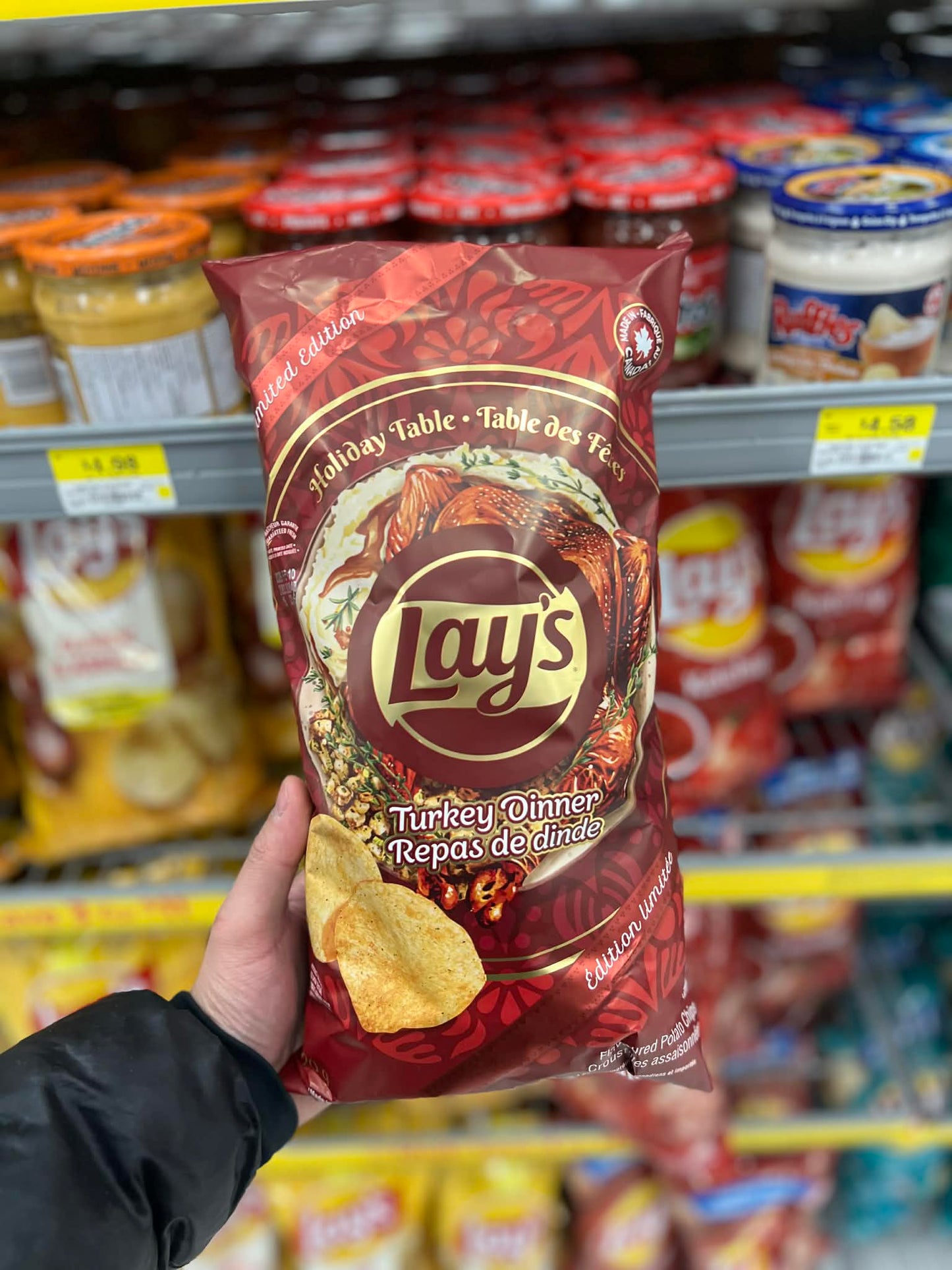 Limited Edition Lay’s Turkey Dinner Potato Chips 220g | Rare Imported Flavor