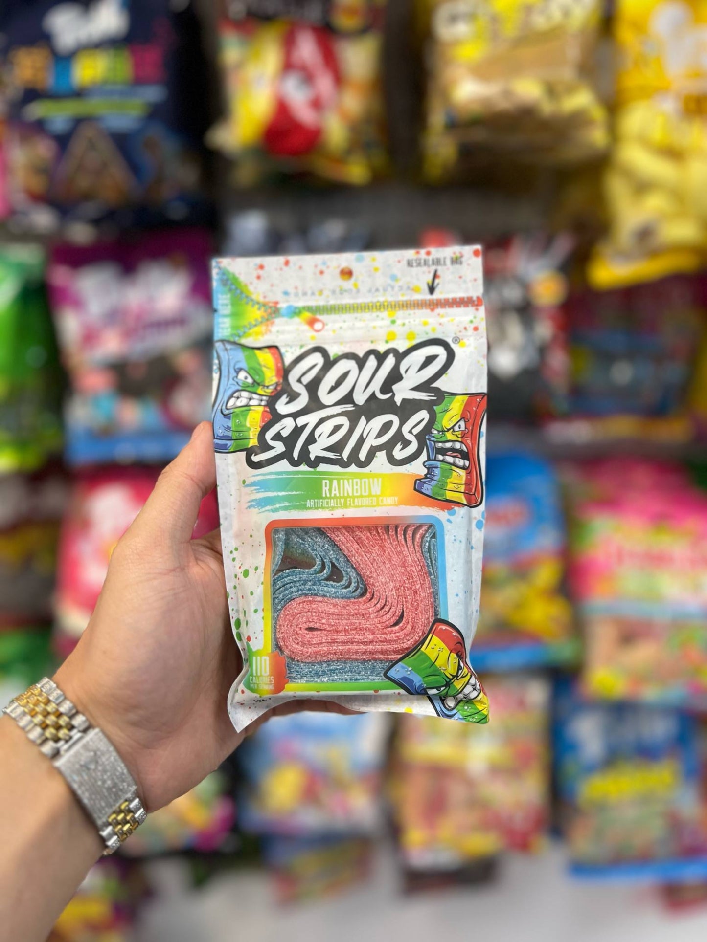Sour Strips Rainbow - 96g