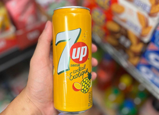 7UP EXOTIC PINEAPPLE 330ML (FRANCE)