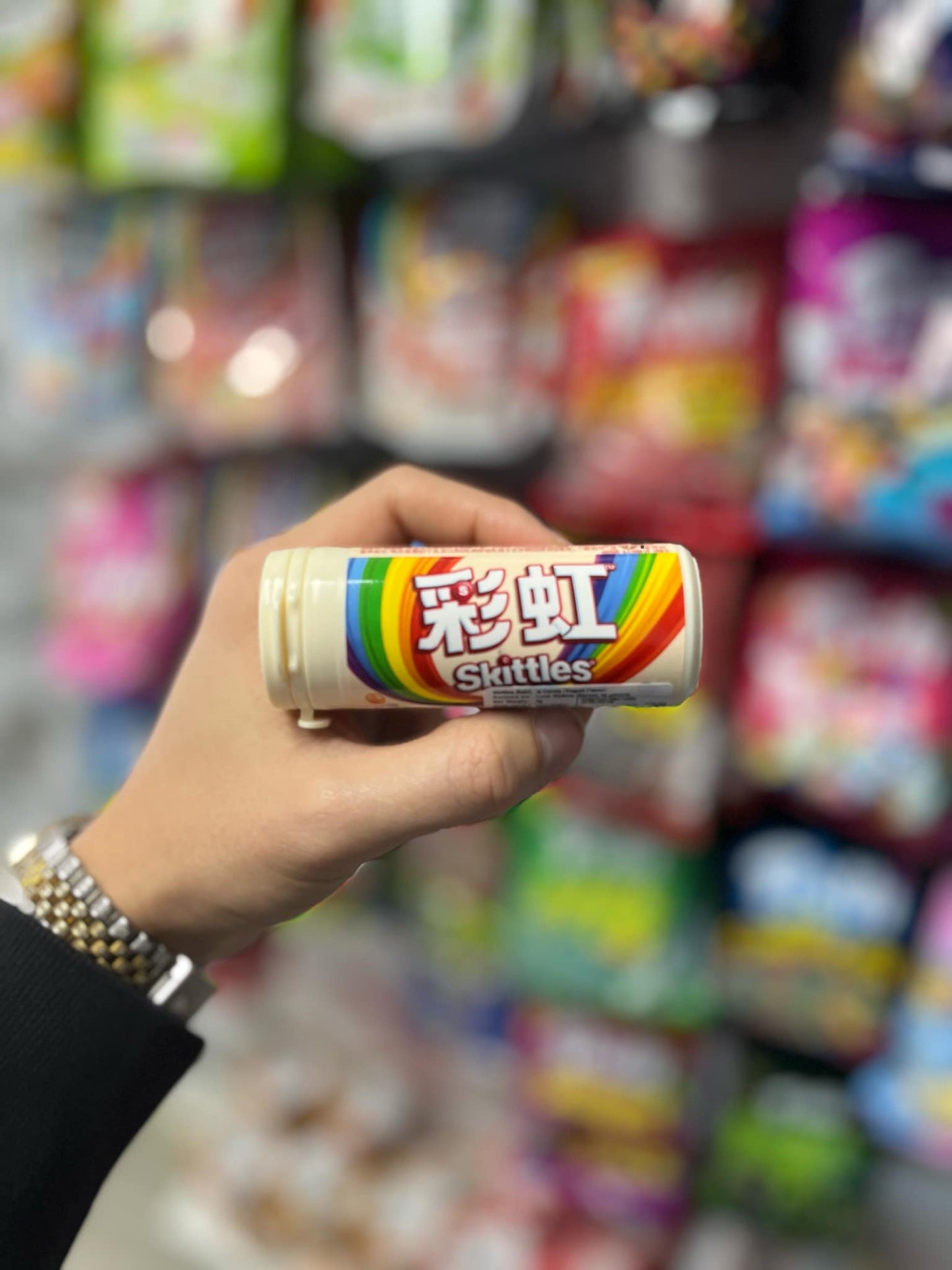 (CHINA) SKITTLES TUBE RAINBOW YOGURT🍭🌈- 30G