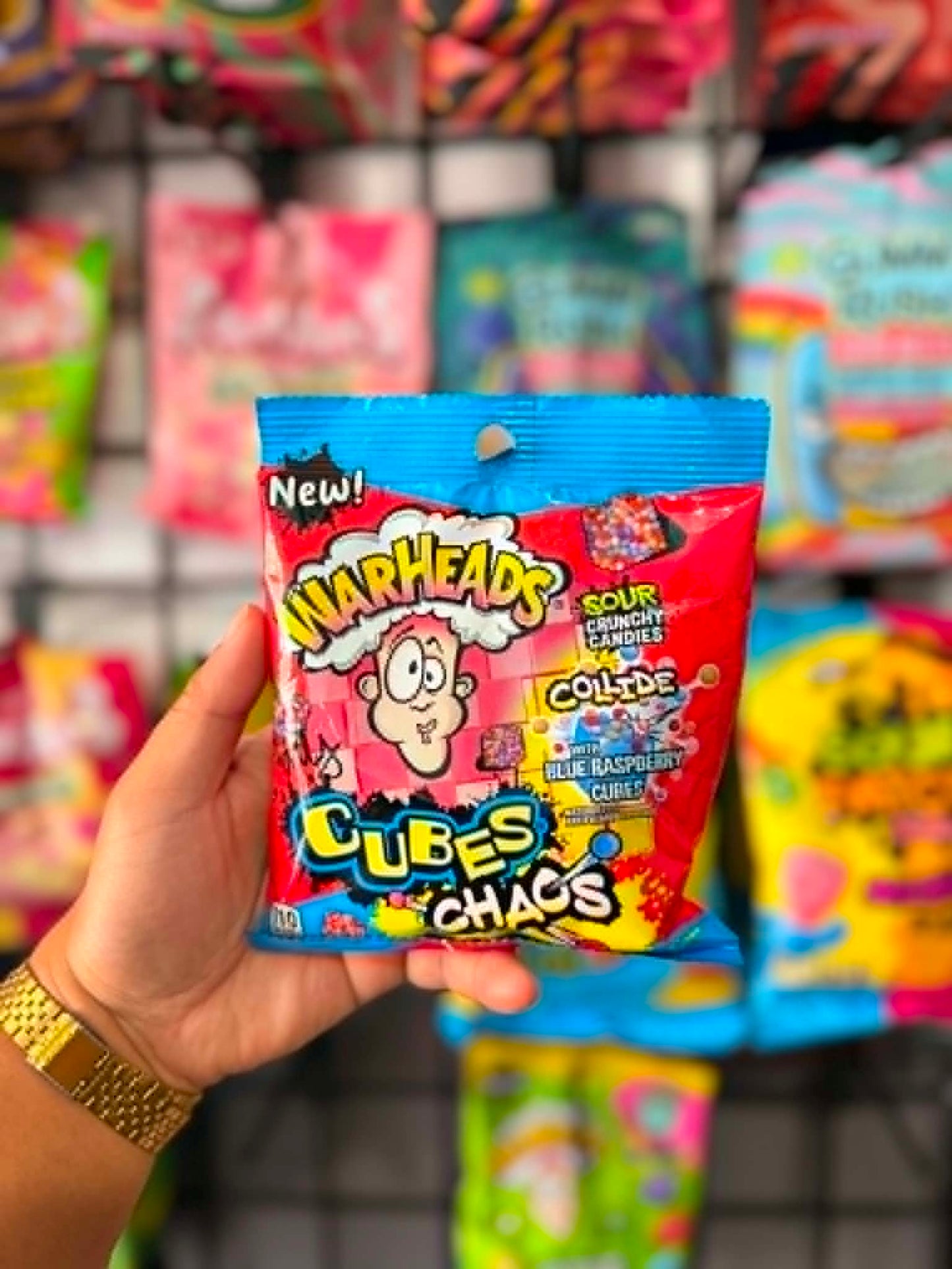 Warheads Cube Chaos Sour Crunchy Candy 3oz Limited Edition USA