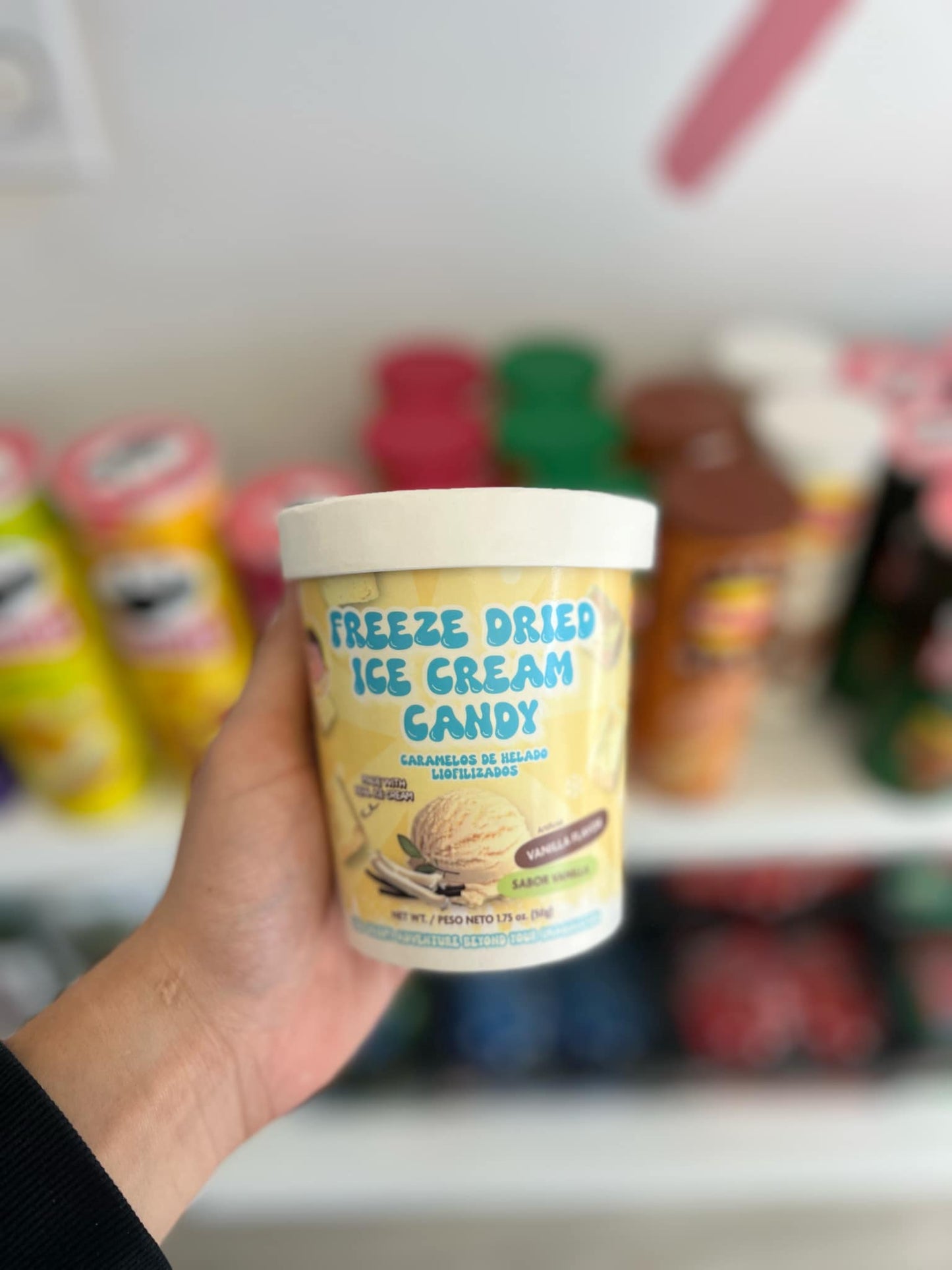 Josh Bosh Freeze-Dried Ice Cream Candy Vanilla – Crunchy & Creamy Ice Cream Snack