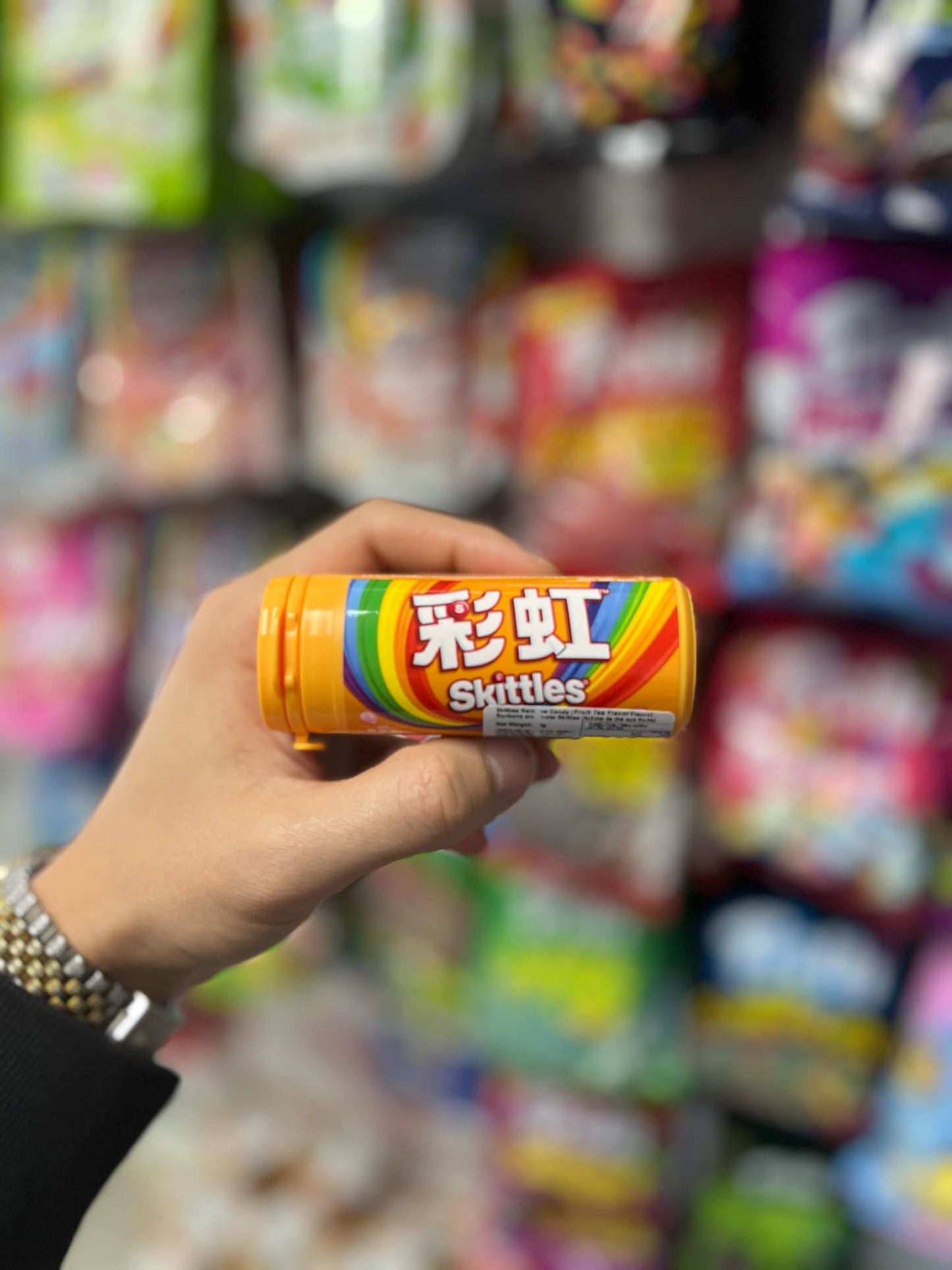 (CHINA) SKITTLES TUBE RAINBOW FRUIT TEA๐๐๐- 30G