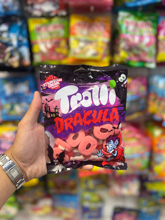 (Germany) Trolli Dracula Strawberry Cream - 150g