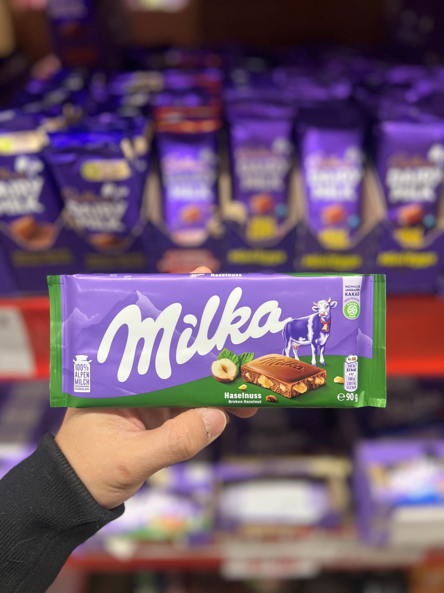 Milka Haselnuss Chocolate Bar 100g