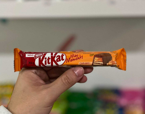 KITKAT MINI MOMMENT CARAMEL (BRÉSIL) 34.5G