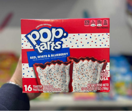 POP TARTS RED WHITE & BLUEBERRY LIMITED EDITION (USA) - 16CT