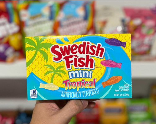 SWEDISH FISH MINI TROPICAL - 3.5OZ Snack Bar Co SWEDISH FISH MINI TROPICAL - 3.5OZ Snack Bar Co
