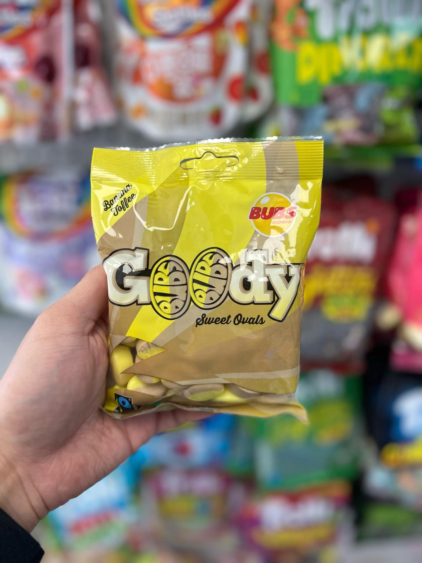 Bubs Godis Banana Toffee – Chewy Banana & Caramel Candy | Swedish Treat
