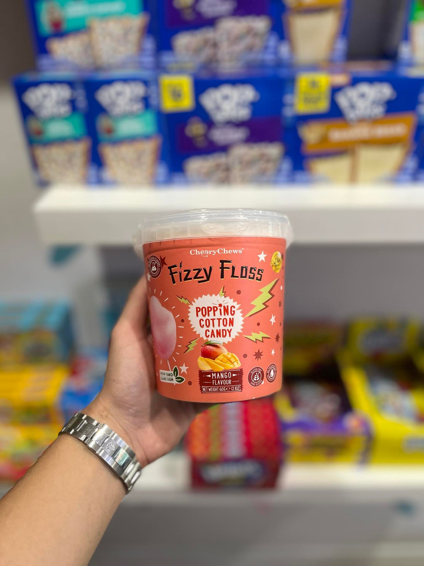 FIZZY FLOSS POPPIN CANDY MANGO (SPAIN)