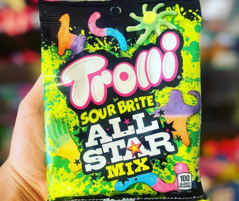 TROLLI SOUR BRITE ALL STAR MIX (120g)
