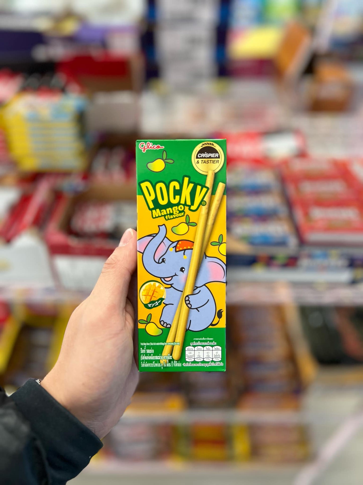 Pocky Mango Flavor – Crunchy Biscuit Sticks | Tropical Thai Snack