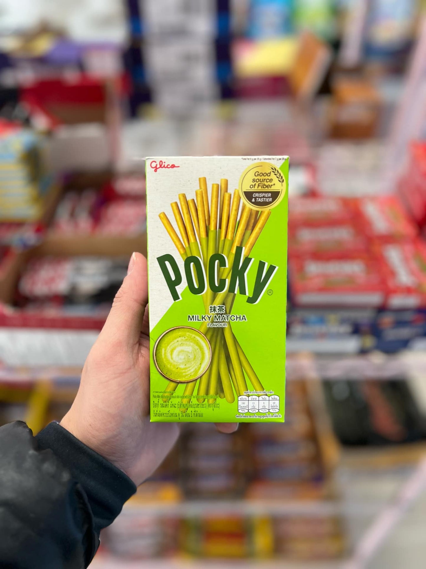 Pocky Milky Matcha – Creamy Matcha Flavored Biscuit Sticks | Thai Snack Edition