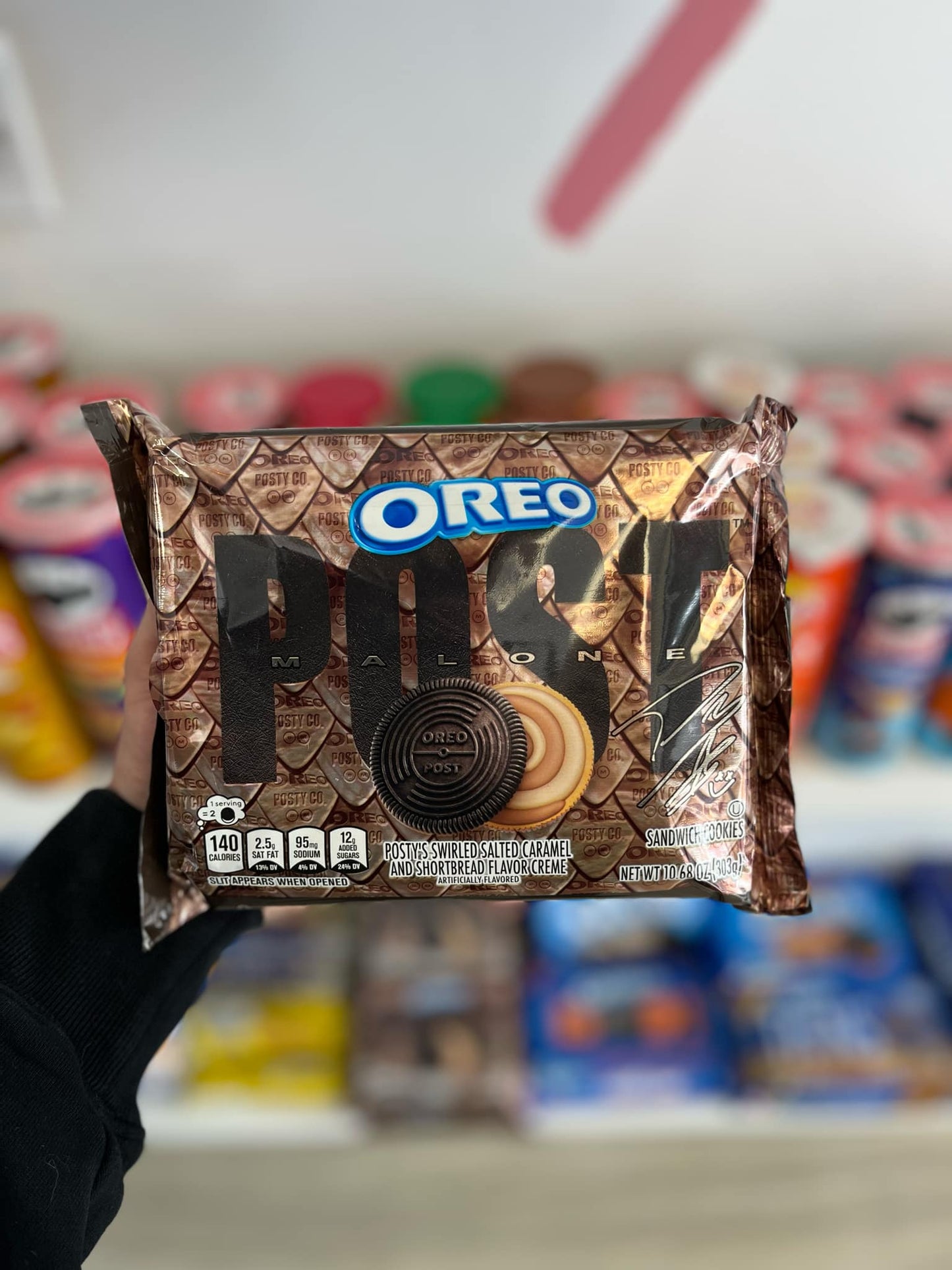 Oreo Post Malone Swirled Salted Caramel & Shortbread Flavor – Limited Edition Sweet & Salty Treat