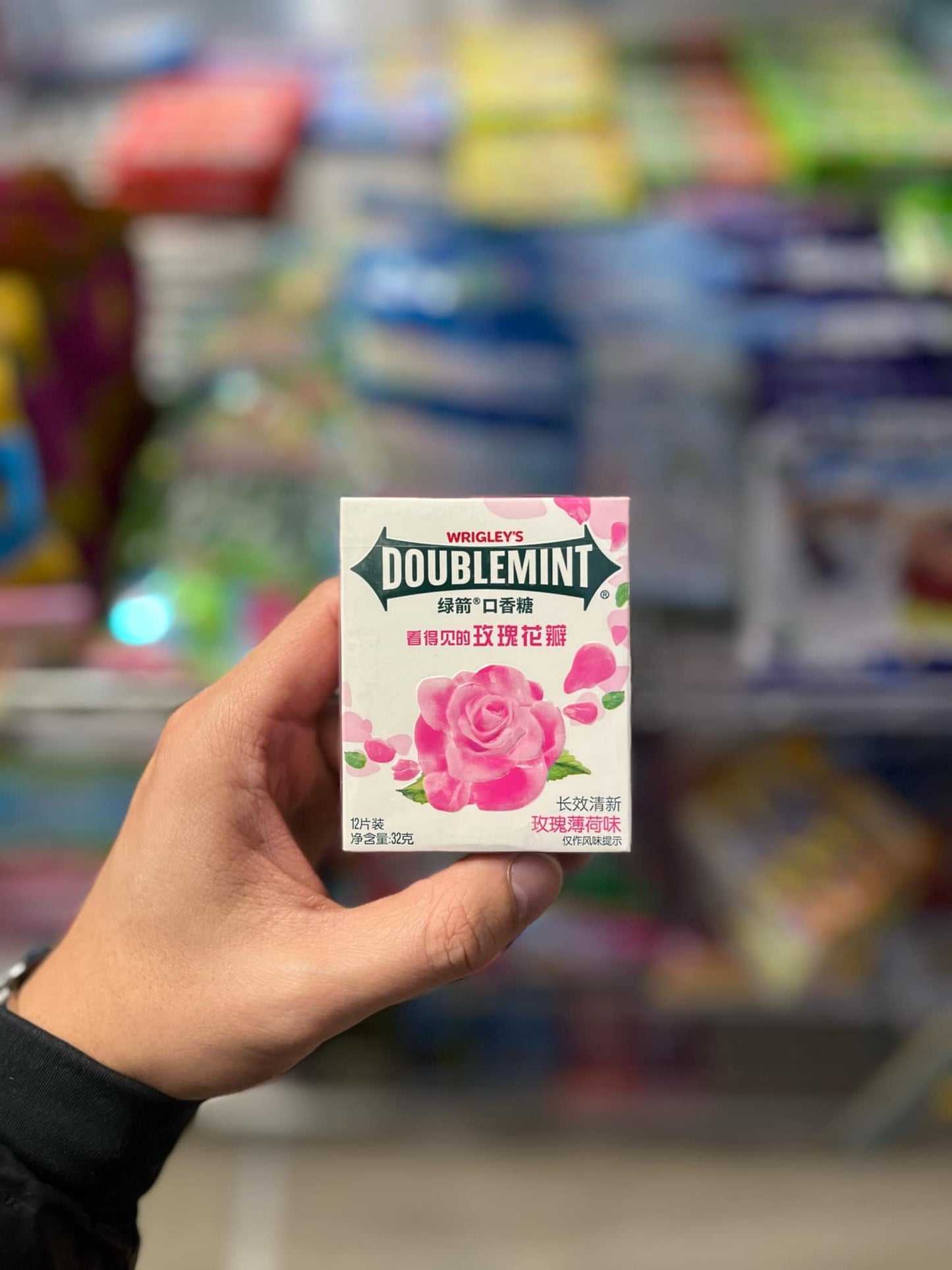 (CHINA) DOUBLEMINT GUM ROSE MINT🌹🍃- 12PCS