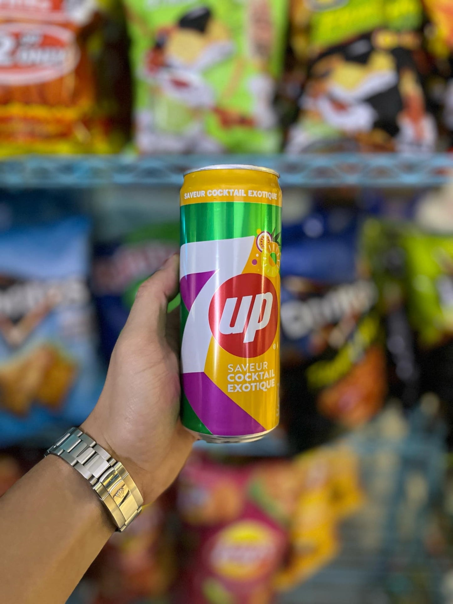 (FR) 7UP EXOTIC PINEAPPLE COCKTAIL🍍🍹- 330ML