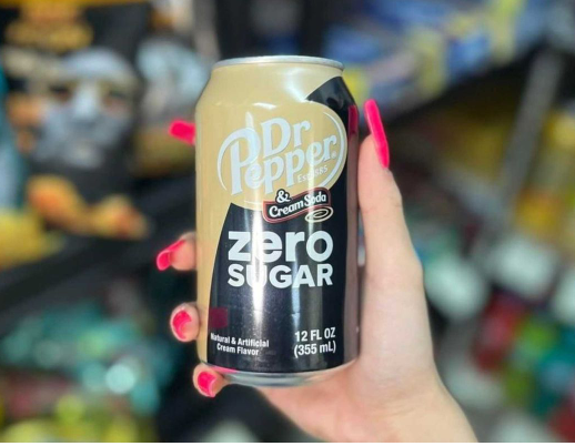 DR PEPPER CREAM SODA ZERO SUGAR 355ML (USA)