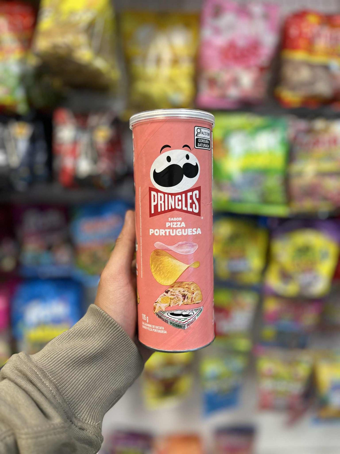 (Brazil) Pringles Pizza Portuguesa - 105g