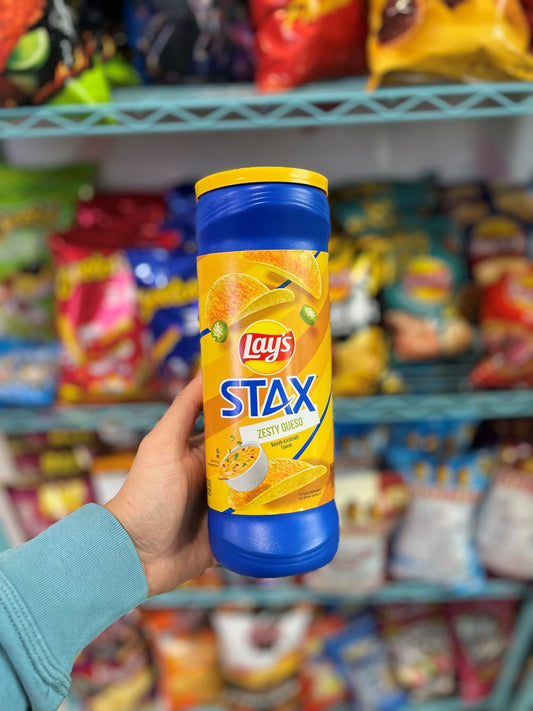 (ÉTATS-UNIS) LAY'S STAX QUESO PIQUANT - 155G