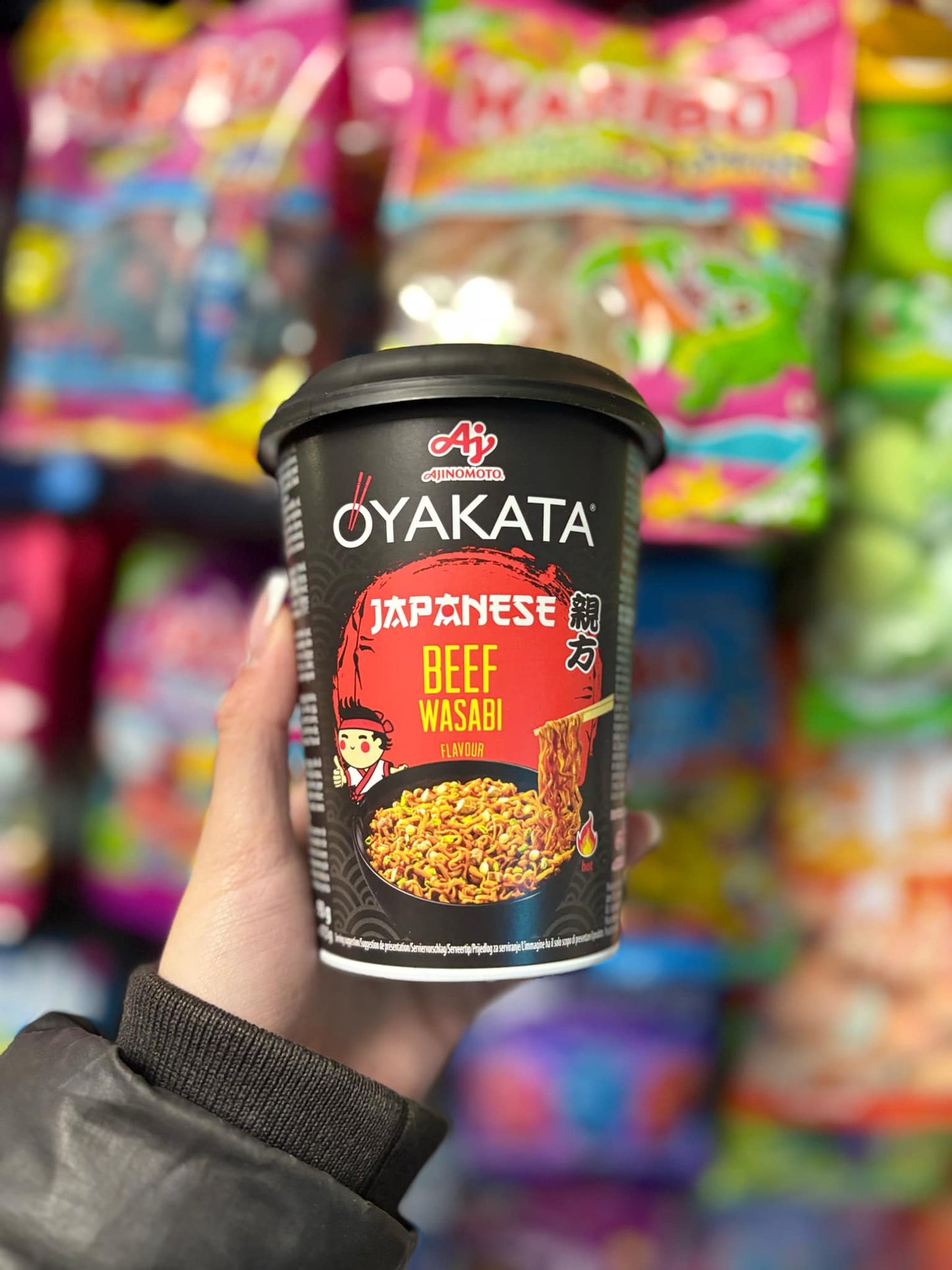 Oyakata Japanese Beef Wasabi Flavor Ramen – Bold & Spicy Noodle Experience