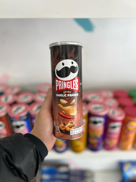 Pringles Spicy Garlic Prawn – Bold & Savory Crunch | Limited Edition Flavor