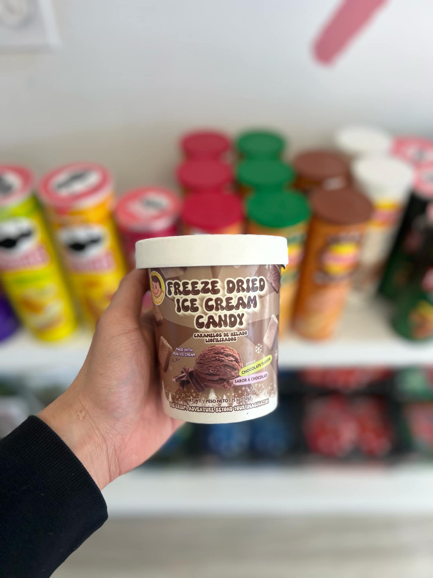 Josh Bosh Freeze-Dried Ice Cream Candy Chocolate – Crunchy & Creamy Chocolate Ice Cream Snack