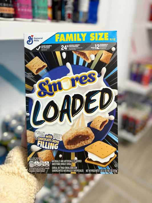 Smores Loaded Cereal with Chocolate Crème Filling – Delicious Crunchy (USA)