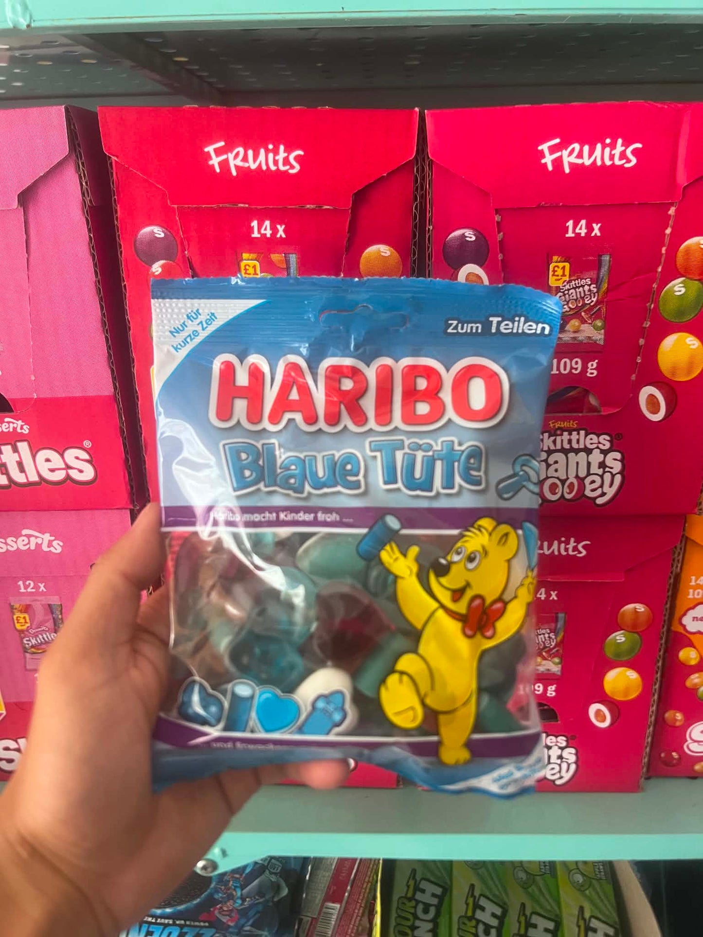 Haribo Blaue Tüte (Blue Bag) Gummy Candy 175g (Germany)