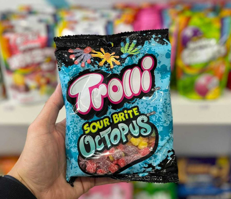 TROLLI SOUR BRITE OCTOPUS (120g)